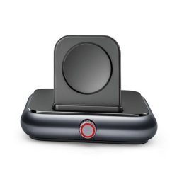   JOYROOM asztali töltő (5W, wireless, mágneses, Apple Watch töltő + Type-C tápkábel) FEKETE 