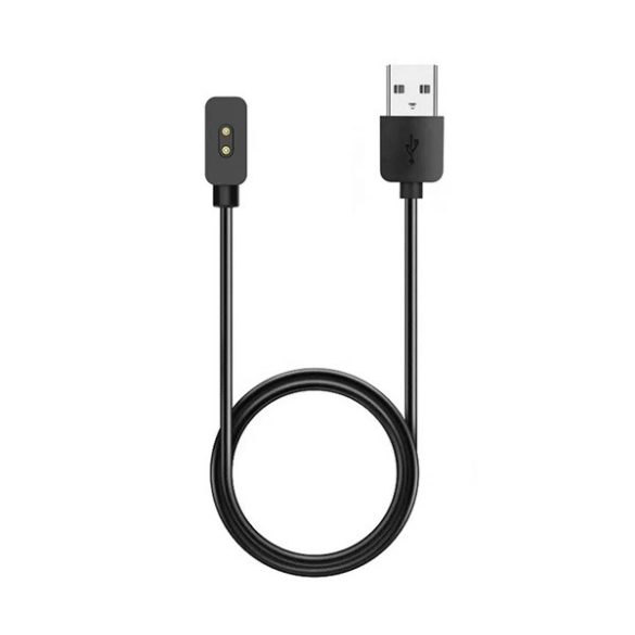 Töltőkábel USB (mágneses, 60cm) FEKETE Xiaomi Band 8