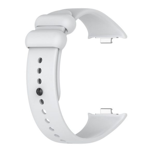 Pótszíj (egyedi méret, szilikon) VILÁGOSSZÜRKE Xiaomi Smart Band 8 Pro, Redmi Watch 4