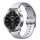 XIAOMI Watch S3 okosóra (szilikon szíj, aktivitásmérő, pulzusmérő, telefonhívás, GPS, 5 ATM, vízálló) EZÜST