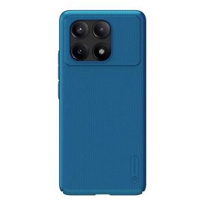 NILLKIN SUPER FROSTED műanyag telefonvédő (gumírozott, érdes felület) SÖTÉTKÉK Xiaomi Poco X6 Pro 5G