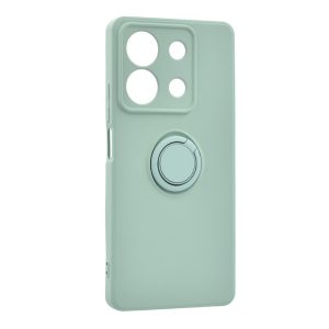 Szilikon telefonvédő (tartógyűrű, mikrofiber plüss belső, mágneses, kameravédő) MENTAKÉK Xiaomi Redmi Note 13 5G