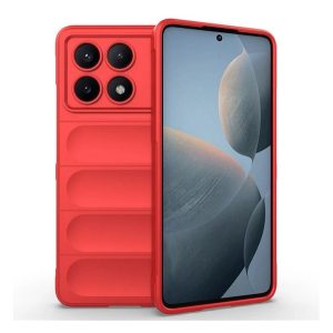 Szilikon telefonvédő (ütésállóság, kameravédő, 3D) PIROS Xiaomi Poco X6 Pro 5G