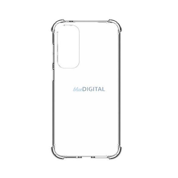 Designed for SAMSUNG szilikon telefonvédő (ütésállóság, légpárnás sarok) ÁTLÁTSZÓ Samsung Galaxy S23 FE (SM-S711)