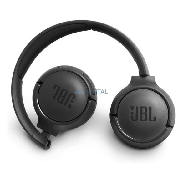 JBL TUNE 500BT bluetooth fejhallgató SZTEREO (v5.3, mikrofon, multipoint, összehajtható) FEKETE