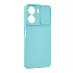   Szilikon telefonvédő (matt, mikrofiber plüss belső, kameravédő) MENTAZÖLD Xiaomi Redmi 13C