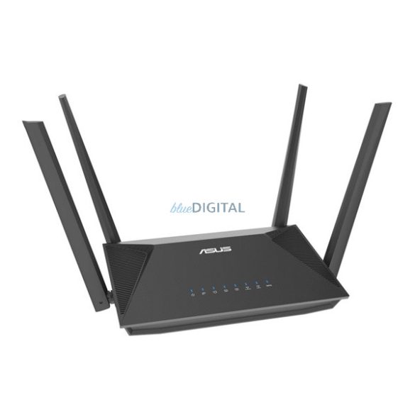 ASUS AX1800 router (HOTSPOT, 1000 Mbps, 4 antenna, Dualband, 256MB) FEKETE