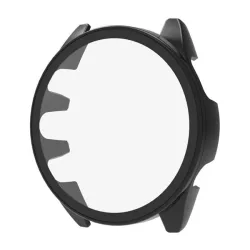   Műanyag keret (BUMPER, ütésállóság + kijelzővédő üveg) FEKETE Garmin Forerunner 165 Music, Forerunner 165
