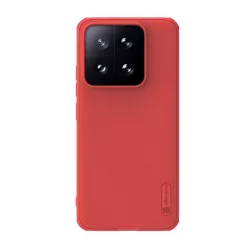   NILLKIN SUPER FROSTED PRO műanyag telefonvédő (ütésállóság, gumírozott, érdes felület) PIROS Xiaomi 14