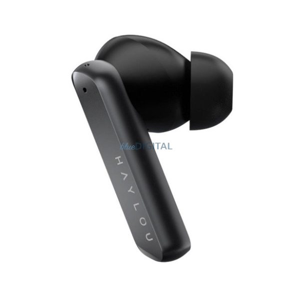 HAYLOU X1 bluetooth fülhallgató SZTEREO (v5.2, TWS, mikrofon, aktív zajszűrő + töltőtok) FEKETE