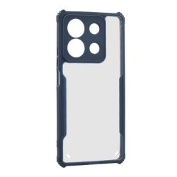   Szilikon telefonvédő (ütésállóság, légpárnás sarok, akril hátlap, kameravédő) SÖTÉTKÉK Xiaomi Redmi Note 13 5G