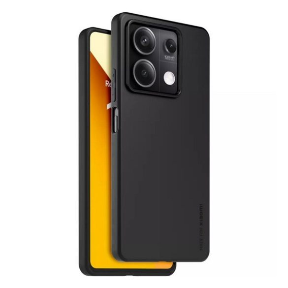 MADE FOR XIAOMI szilikon telefonvédő (ultravékony, matt) FEKETE Xiaomi Redmi Note 13 5G