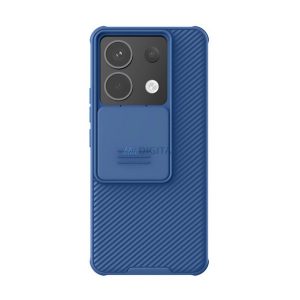 NILLKIN CAMSHIELD műanyag telefonvédő (szilikon keret, ütésállóság, kameravédő, csíkos) SÖTÉTKÉK Xiaomi Redmi Note 13 5G