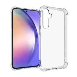   ROAR JELLY ARMOR műanyag telefonvédő (szilikon keret, ütésállóság, légpárnás sarok) ÁTLÁTSZÓ Samsung Galaxy A35 5G (SM-A356)