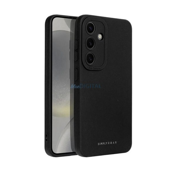 ROAR LUNA szilikon telefonvédő (ultravékony, matt, kameravédő, wireless) FEKETE Samsung Galaxy A55 5G (SM-A556)