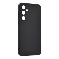   ROAR SPACE szilikon telefonvédő (matt, prémium) FEKETE Samsung Galaxy A55 5G (SM-A556)