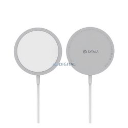   DEVIA SMART asztali töltő (15W, PD gyorstöltő, wireless, MagSafe) EZÜST