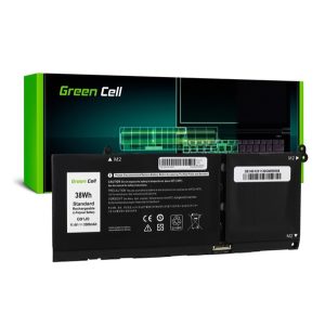 GREEN CELL Li-Polymer akku (11,4V, 3300mAh, Dell Latitude 3320 3330 3520 Inspiron 15 3511 3525 5510 kompatibilis) FEKETE