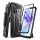 SUPCASE UNICORN BEETLE PRO műanyag telefonvédő (360°-os védelem, erős ütésállóság, műanyag előlap) FEKETE Samsung Galaxy A55 5G (SM-A556)