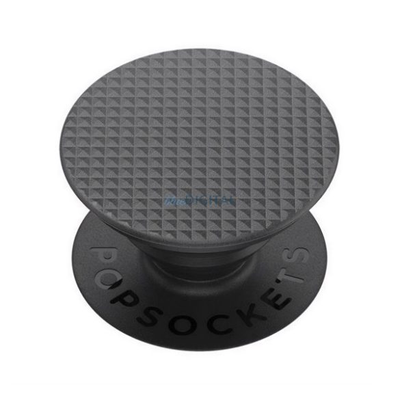 POPSOCKETS telefontartó (készülékre ragasztható, többfunkciós, 3D) FEKETE