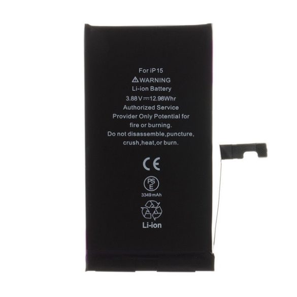 Akku 3349mAh LI-ION (A3018 kompatibilis) Apple iPhone 15