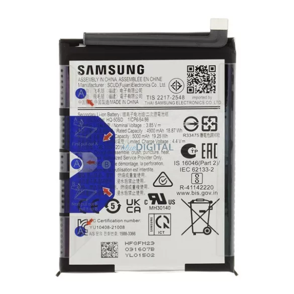 SAMSUNG akku 5000mAh LI-ION Samsung Galaxy A14 4G (SM-A145)