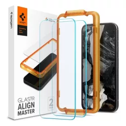   SPIGEN ALM FC képernyővédő üveg 2db (2.5D, extra karcálló, 9H, ultravékony, színkiemelés) ÁTLÁTSZÓ Google Pixel 8a