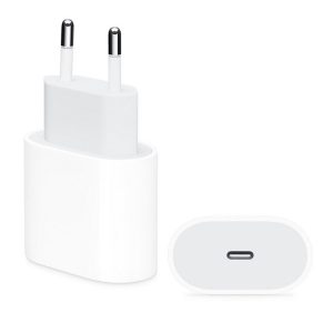 APPLE hálózati töltő Type-C aljzat (20W, PD gyorstöltő, MHJE3ZM/A utód) FEHÉR Apple IPAD, iPod touch 5, iPhone 5S