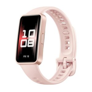 HUAWEI Band 9 bluetooth okoskarkötő (aktivitásmérő, pulzusmérő, hívásjelzés, vízálló, szilikon szíj) RÓZSASZÍN