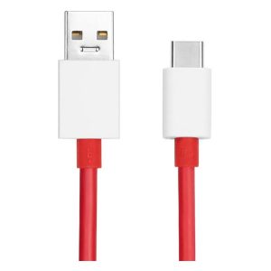 ONEPLUS SUPERVOOC adatkábel (USB - Type-C, 100W, gyorstöltő, 100cm, törésgátló) PIROS