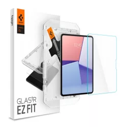   SPIGEN EZ FIT HD képernyővédő üveg (2.5D, tokbarát, ultravékony, 0.2mm, 9H + segédkeret) ÁTLÁTSZÓ Apple IPAD Pro 11 (2024)