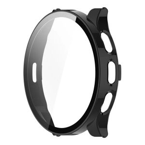 Műanyag keret (BUMPER, ütésállóság + kijelzővédő üveg) FEKETE Garmin Venu 3S