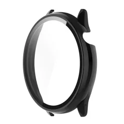   Műanyag keret (BUMPER, ütésállóság + kijelzővédő üveg) FEKETE Amazfit GTR Mini