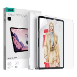   ESR PAPER FEEL képernyővédő fólia 2db (full screen, papír hatás + segédkeret) ÁTLÁTSZÓ Apple IPAD Pro 11 (2024)