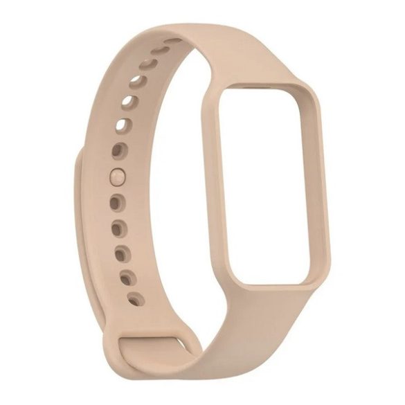 Pótszíj (egyedi méret, szilikon) RÓZSASZÍN Xiaomi Redmi Smart Band 2, Smart Band 8 Active