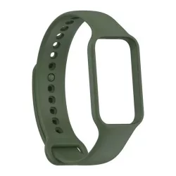   Pótszíj (egyedi méret, szilikon) SÖTÉTZÖLD Xiaomi Redmi Smart Band 2, Smart Band 8 Active