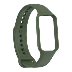 Pótszíj (egyedi méret, szilikon) SÖTÉTZÖLD Xiaomi Redmi Smart Band 2, Smart Band 8 Active