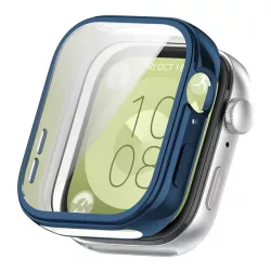   Szilikon keret (BUMPER, ütésálló) SÖTÉTKÉK Huawei Watch Fit 3