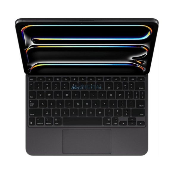 APPLE MAGIC KEYBOARD billentyűzetes tok (Type-C aljzat, mágneses, asztali tartó, QWERTY, magyar, MXQT2MG/A utód) FEKETE Apple IPAD Pro 11 (2022), IPAD Pro 11 (2021), IPAD Pro 11 (2020)