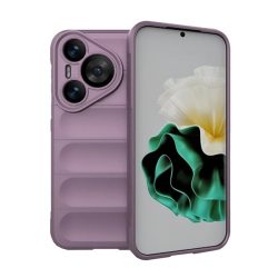   Szilikon telefonvédő (ütésállóság, kameravédő, 3D) LILA Huawei Pura 70