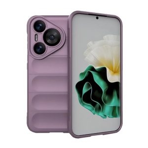 Szilikon telefonvédő (ütésállóság, kameravédő, 3D) LILA Huawei Pura 70