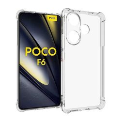   Szilikon telefonvédő (ütésállóság, légpárnás sarok) ÁTLÁTSZÓ Xiaomi Poco F6