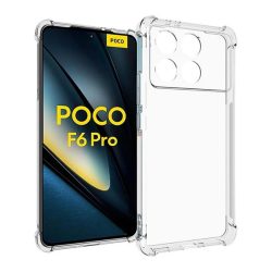   Szilikon telefonvédő (ütésállóság, légpárnás sarok) ÁTLÁTSZÓ Xiaomi Poco F6 Pro