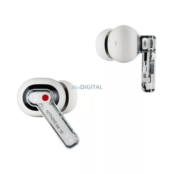 NOTHING EAR(A) bluetooth fülhallgató SZTEREO (v5.3, TWS, mikrofon, aktív zajszűrő, IP54 + töltőtok) FEHÉR
