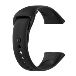   Pótszíj (egyedi méret, szilikon) FEKETE Xiaomi Redmi Watch 3