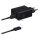 SAMSUNG hálózati töltő USB+Type-C aljzat (50W, PD gyorstöltő + Type-C kábel) FEKETE