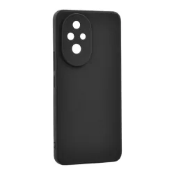 Szilikon telefonvédő (matt) FEKETE Honor 200 Pro