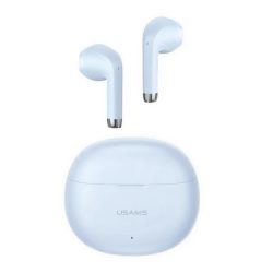   USAMS RHYMBO bluetooth fülhallgató SZTEREO (v5.3, TWS, zajszűrő + töltőtok) VILÁGOSKÉK