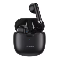   USAMS ID25 bluetooth fülhallgató SZTEREO (v5.3, TWS, zajszűrő + töltőtok) FEKETE