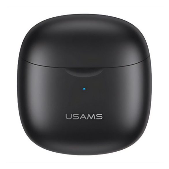 USAMS ID25 bluetooth fülhallgató SZTEREO (v5.3, TWS, zajszűrő + töltőtok) FEKETE